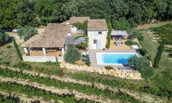 Visan Casa | La Maison de Chabrette au Milieu des Vignes Sans vis à vis au Calme