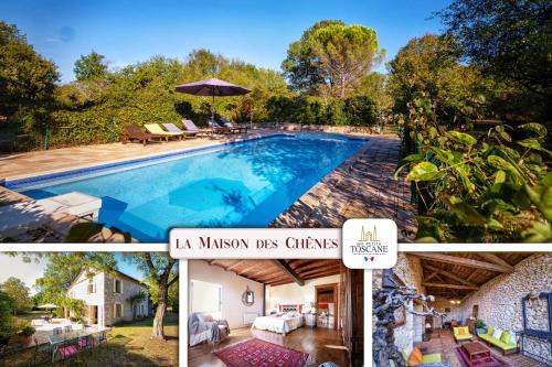 Cahuzac-sur-Vere Casa | La Maison des Chênes - Piscine et grand terrain arboré dans une ambiance bucolique.