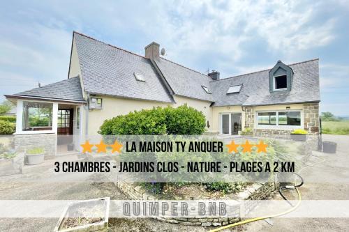 Ploeven Casa | LA MAISON TY ANQUER - Jardin clos - Plages à 2 pas