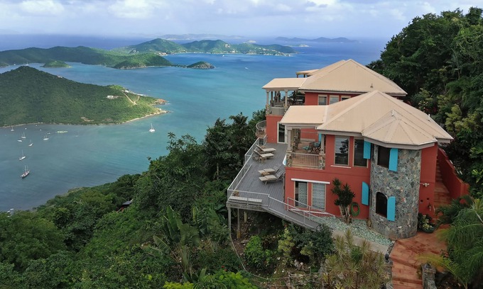 Estate Carolina Villa | La Mer - Vistas panorámicas panorámicas: convocatoria de tarifas para fiestas más pequeñas
