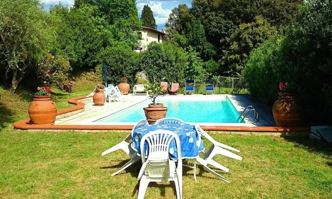 San Donato in Collina Villa | La Merlaia Beauty and Quietness with Pool on Hills of Florence