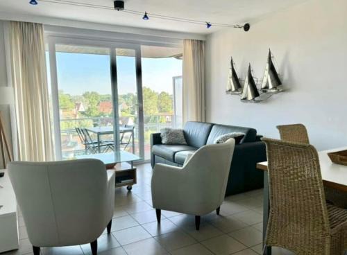 Nieuwpoort-Bad Apartamento | La Mouette C2 150m de la plage, terrasse ensoleillée, parking privé gratuit