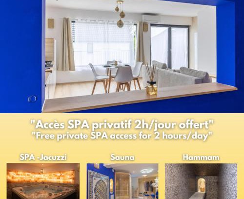 Mittelhausbergen Apartamento | La Palmeraie & SPA Privé - Jacuzzi Hammam Sauna