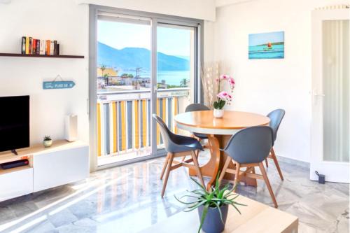 Roquebrune-Cap-Martin Apartamento | LA PERLE 2P Vue Mer Terrasse 2 mins Plage Garage Clim