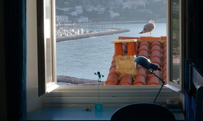 Alpes-Maritimes Apartamento | La petite Mandarine bleue, sea view, TV, wifi, 5-minute walk to the beach