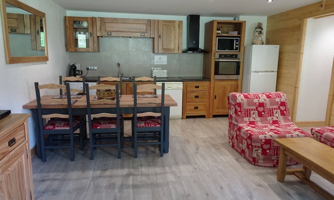 Bellentre Apartamento | La Plagne, Les Coches: Apt 6/7 pers. espacioso y confortable