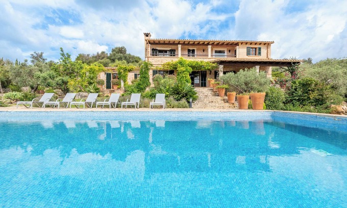 Pollensa Chalet De Esquí | La Pleta - Increíble villa hasta la colina. Vista fantástica