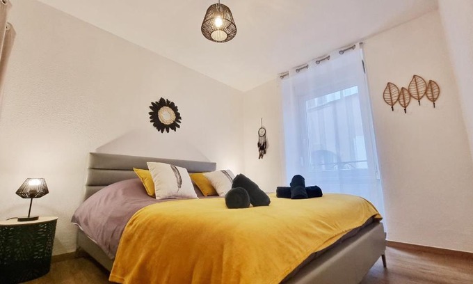 Soultz-Haut-Rhin Apartamento | La Plume de Jais - Famille ou travail- Fibre - Confortable