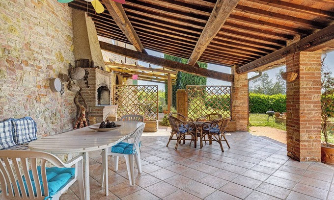 San Gimignano Casa | 'La Ripa - Apartamento principal' con piscina compartida y Wi-Fi