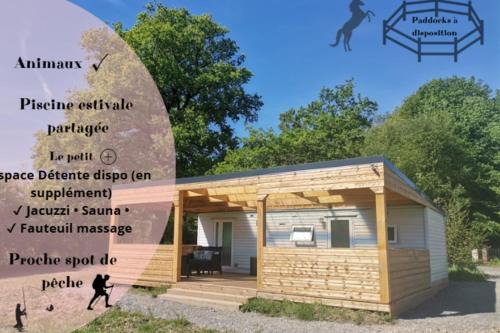 Eguzon-Chantome Casa | La source - Bungalow avec terrasse à Eguzon