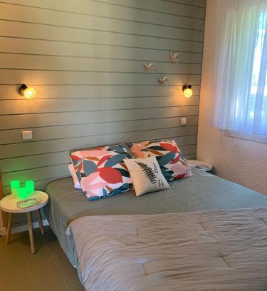 Bielle Apartamento | La Suite Unique - Le jardin sur les Pyrénées- vue panoramique montagne -jardin clôturé privé de 100m2-Parking-Linge de lit et serviettes compris-