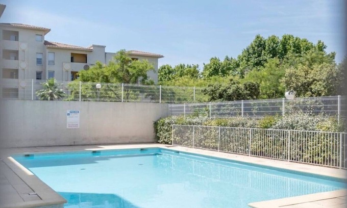 Celleneuve Apartamento | La Terrasse de l’Esplanade, comfort & terrace