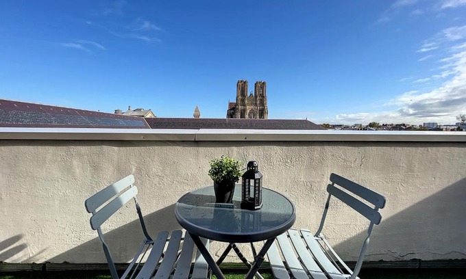 Hincmar Apartamento | La Terrasse Jadart Vue Cathédrale Reims