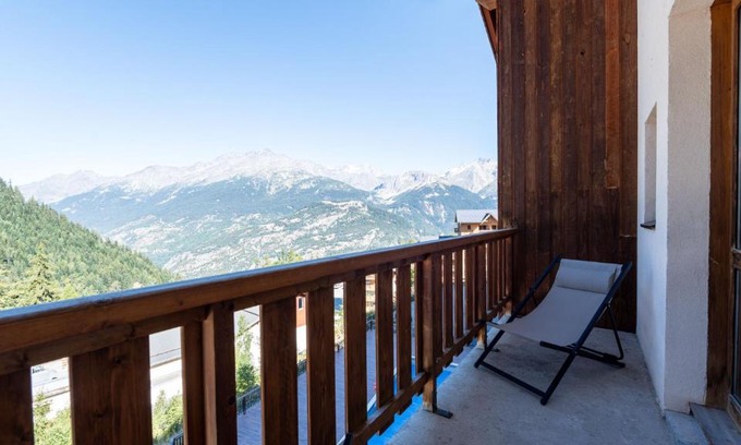Valfrejus Apartamento | La Turra 414 - Appt skis au pied 6 pers