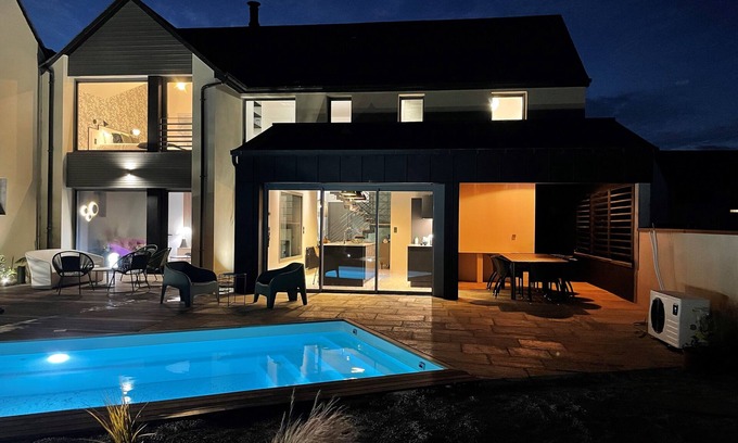 La Richardais Casa | La Villa Douce 5* architect house near dinard