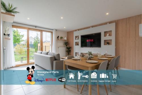Serris Casa | La Villa Maupiti, 12pers, 7 min Disneyland Paris