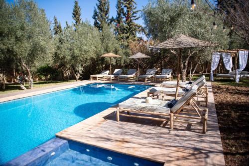 District of Sidi Youssef Ben Ali Villa | La Villa Safran Ailleurs sous les Oliviers
