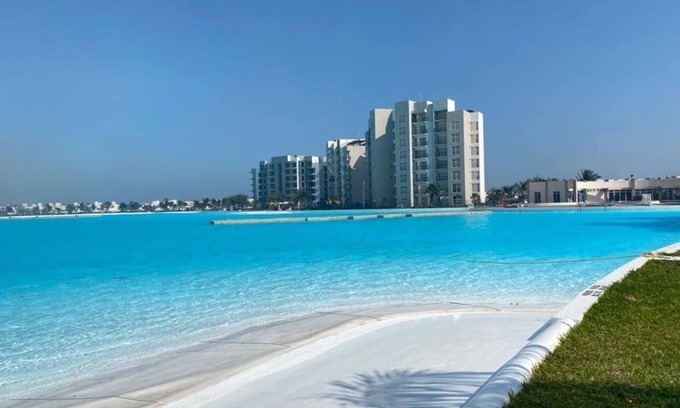 Veracruz Apartamento | Vista a la Laguna, playa artificial, practica remo