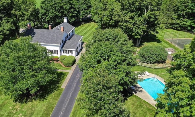 Lagrangeville Casa | LaGrange Farmhouse: Chic Hudson Valley Farmhouse w/ Pool, Hot tub, Gym, Ping Pong, Firepit