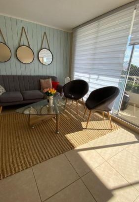 Algarrobo Apartamento | Laguna Bahía departamento 5 personas maravilloso amoblado y decorado