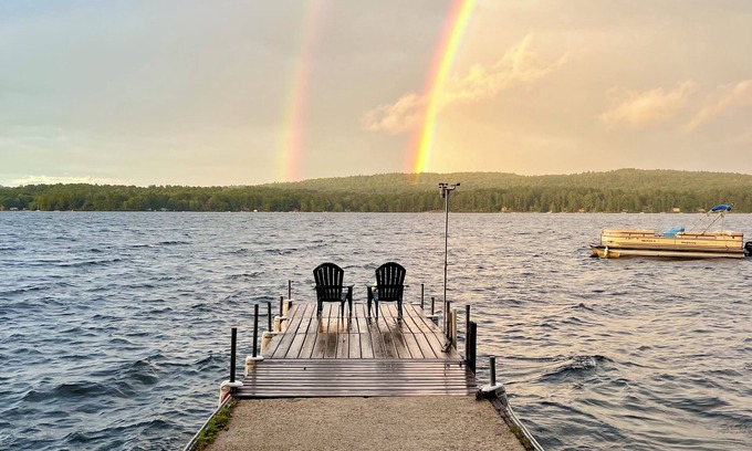 Naples Casa | Lake Front Home on Long Lake with Beautiful Views of Mountains!