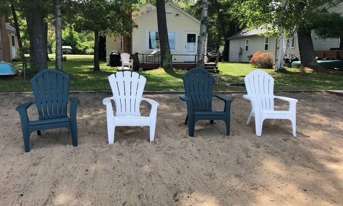 Elk Rapids Cabaña | Casa frente al lago en el hermoso lago de abedul
