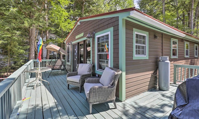Sanbornton Cabina | Lake Hermit Cabin w/ Kayaks & Paddleboards!