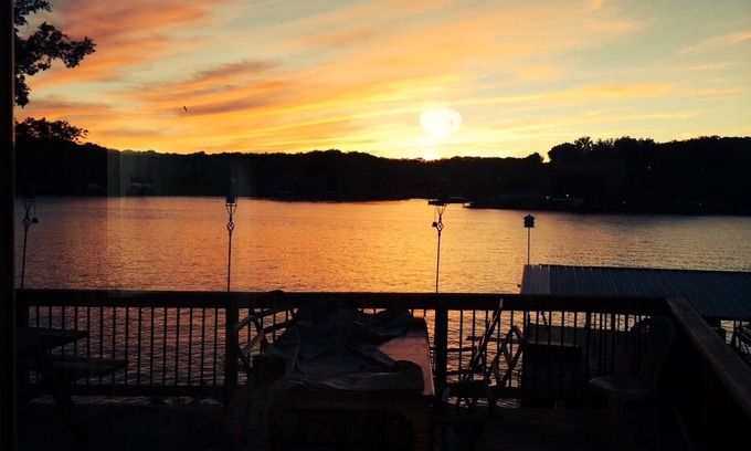 Rocky Mount Casa | Lake House with Multiple Decks and Large Swim Platform on Private Dock