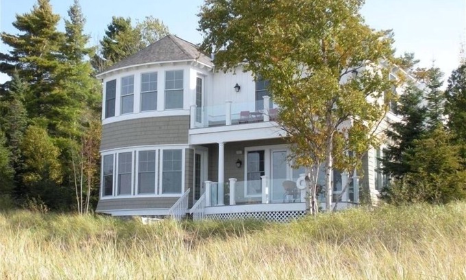 Cross Village Casa | Casa de lujo frente al mar en el lago Michigan