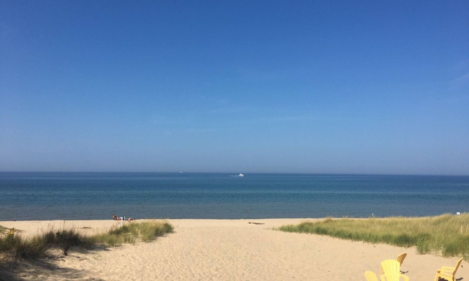 South Haven Cabaña | Lake Michigan Beachfront Cottage con vistas espectaculares ¡Renovado en 2017!
