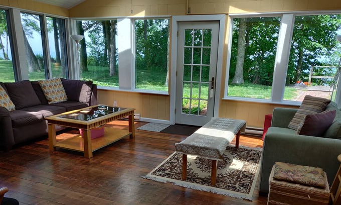 Riverside Casa | Lake Michigan Mansion y Coach House con acceso al lago