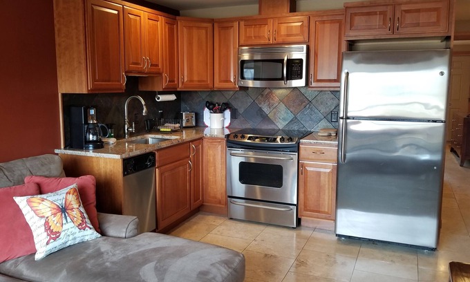 Manson Condominio | Lake View Condo across from the Public Park and Beach, Downtown Chelan!