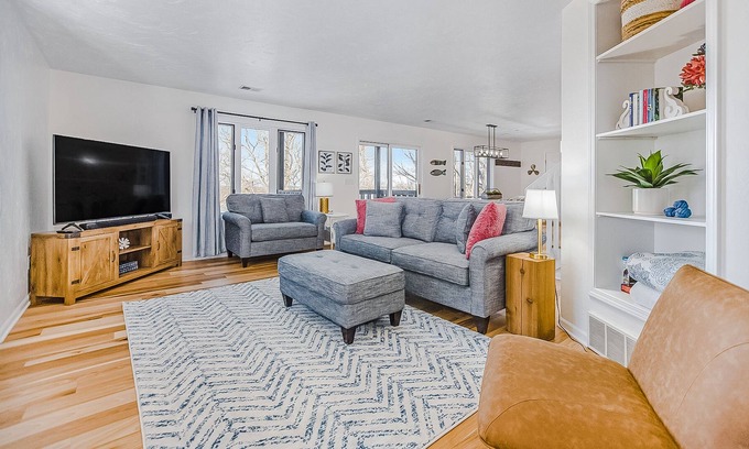 Macatawa Casa | Lake View Home with Gas Fireplace, High-Speed WiFi, and Private Washer/Dryer