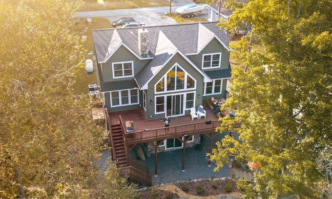 Lakeville Casa | Fantástico Wallenpaupack a orillas del lago en Knollwood - 3+ habitaciones - para 12 personas