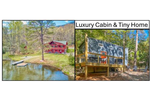 Mills River Casa | Lakefront Cabin & Cozy Lakeview Cottage