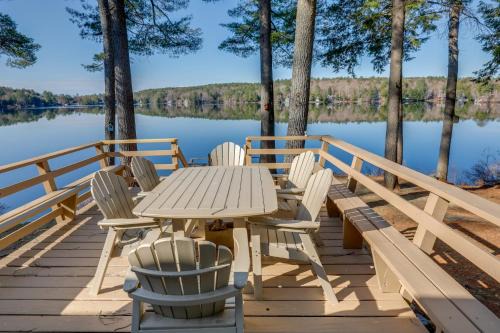 Sunapee Casa | Lakefront Cabin with Panoramic Water View and Access