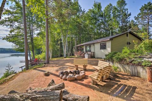 Manistique Casa | Lakefront Cabin with Private Dock and Beach!