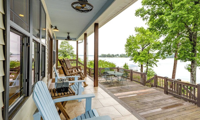 Camden Casa | Lakefront Camden Vacation Rental w/ Decks & Dock!