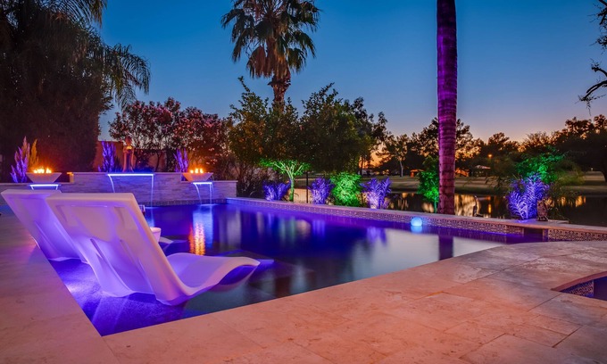 Ocotillo Casa | LAKEFRONT!FREE HEATED POOL,SPA. BOAT, KAYAK. EV charger. Ocotillo Chandler.