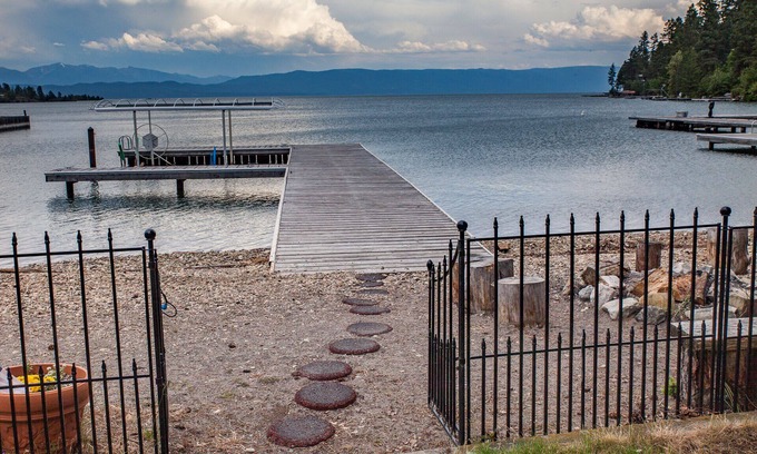 Somers Casa | Flathead Lakefront Home-Comfort-Views-Dock-Gentle Beach-2 SUP Boards-Paddle Boat