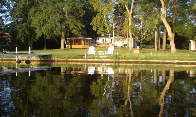Crivitz Casa | A orillas del lago escapada en el hermoso lago Noquebay