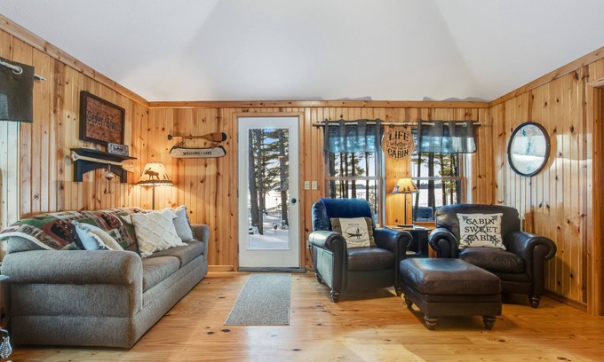 Three Lakes Casa | Lakefront Ground-Floor Home w/Dock, Boat Access, Wood Fireplace, Lake Views, A/C