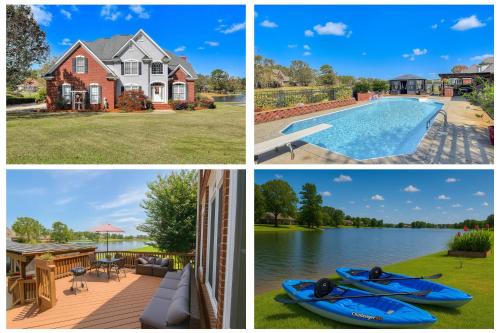 Evans Casa | Lakefront Home for Families and Groups - Pool, Paddle, Deck, BBQ, Fishing, Movie Room