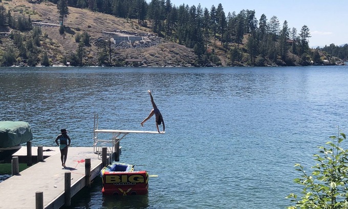 Polson Casa | Lakefront home with dock on Flathead Lake, Montana with Guest House -Sleeps 11