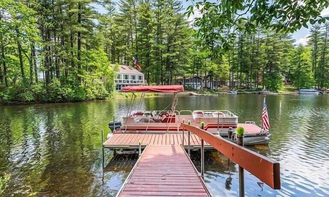 Shapleigh Casa | Lakefront Home with Private Dock and Kayaks/SUPs Please note that this home does not have air conditioning. Box fans are provided and because of our proximity to the lake, it is cooler in the evenings.
