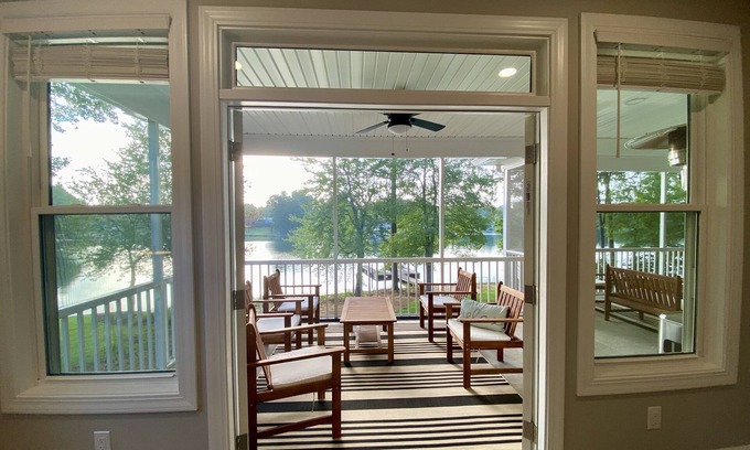 Cross Hill Casa | Lakefront property, private dock, enjoy swimming and boating on Lake Greenwood.