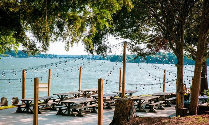Steele Creek Casa | Lakefront Property Two Bedroom Cabin #31 at Long Cove Resort by Redawning