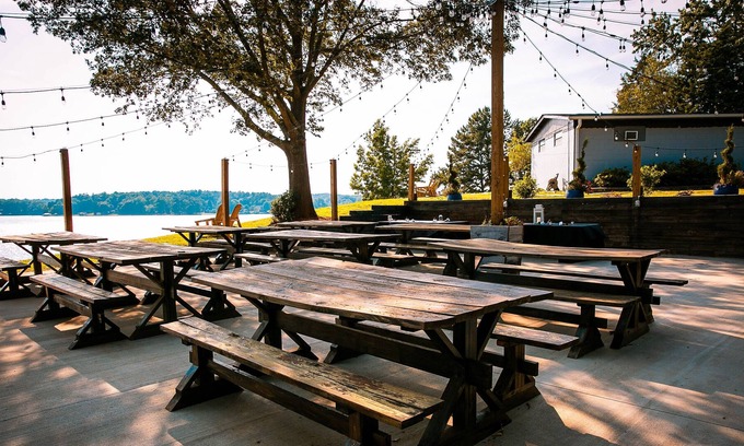 Steele Creek Casa | Lakefront Property Two Bedroom Cabin #30 at Long Cove Resort by Redawning
