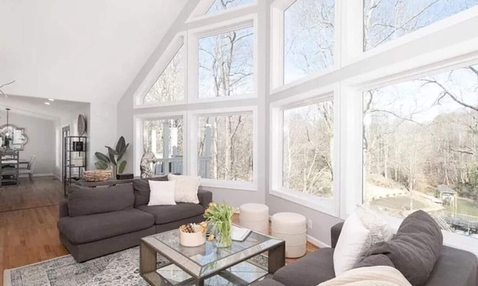 Barium Springs Casa | Lakefront Relaxing, Hot Tub, Fire Pit, Kayaks