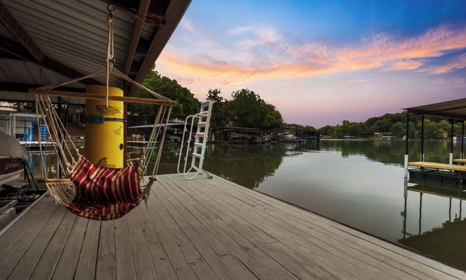 Sunrise Beach Casa | Lakefront Retreat w/ Private Dock, Kayaks, Swim Mat & Lake Views